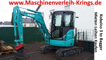 Kobelco Minibagger Krings Maschinenverleih Kln Bonn